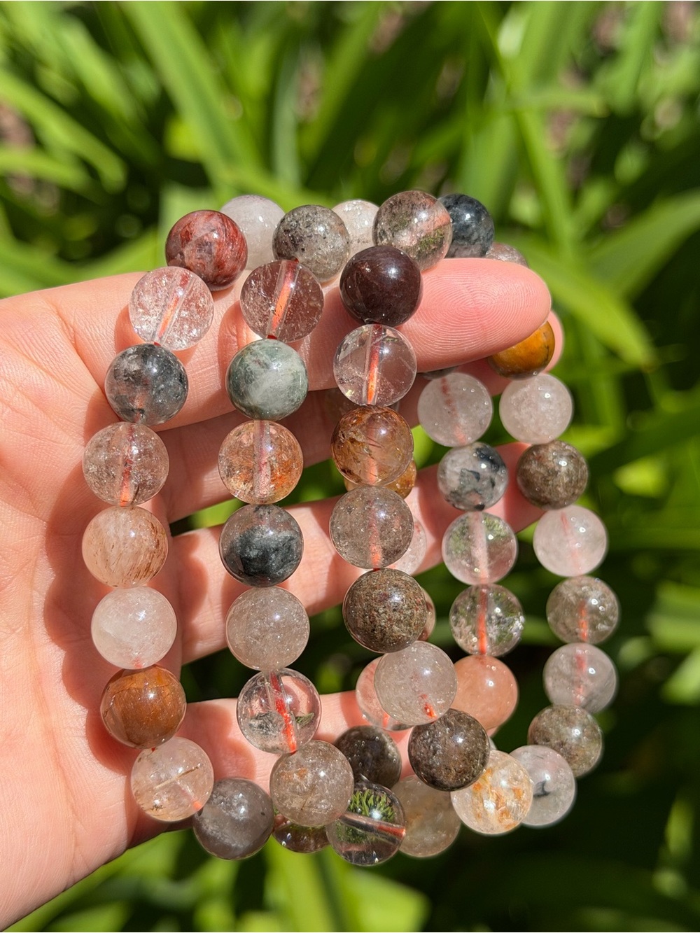 11mm Stretchable Multistone Crystal Bracelet 1268 View 3